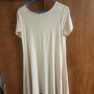 TMG New York Dresses - Light pink T-shirt Mini Dress TMG New York Dresses - Light pink T-shirt Mini Dress